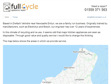 Tablet Screenshot of fullcyclerepair.co.uk